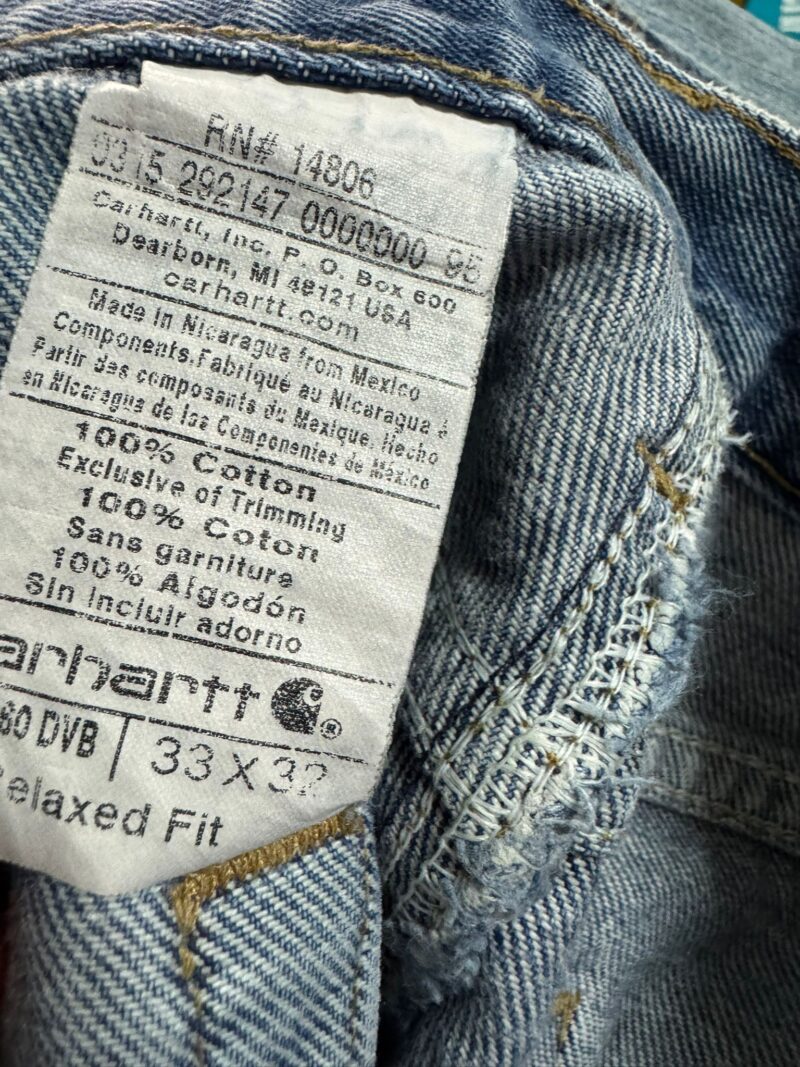 Jeans CARHARTT uomo taglia 47 italiana - immagine 4