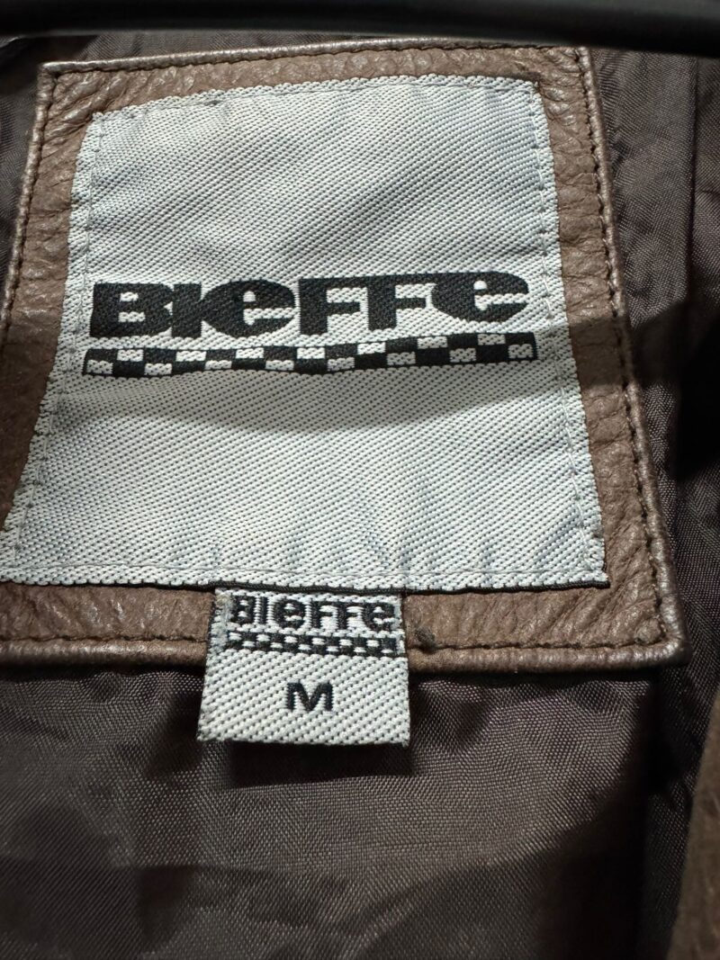 Giubbino pelle Bieffe uomo taglia M - immagine 3