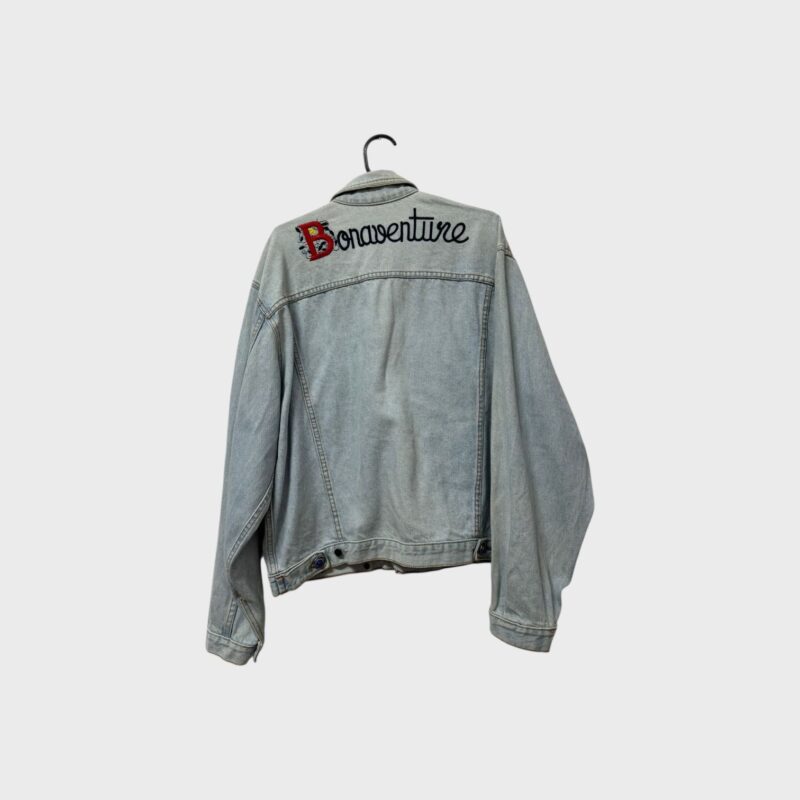 Giubbino jeans vintage uomo taglia M - immagine 2
