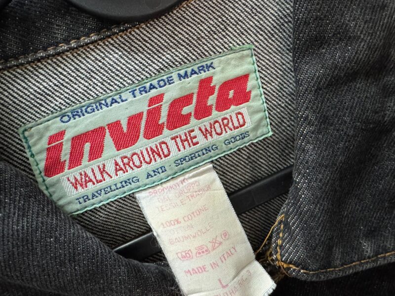 Giubbino jeans Invicta vintage uomo taglia L - immagine 4