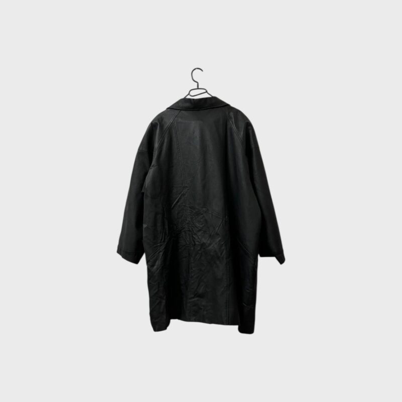 Giacca vintage in pelle donna taglia XL - immagine 2
